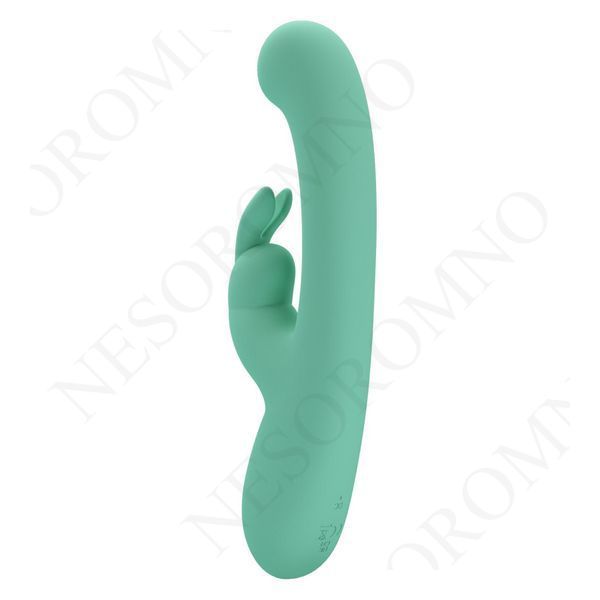 Вібратор-кролик PRETTY LOVE Lamar з дисплеєм, 10 режимів, зелений, 22 х 4 см BW-500004-LED-3 фото
