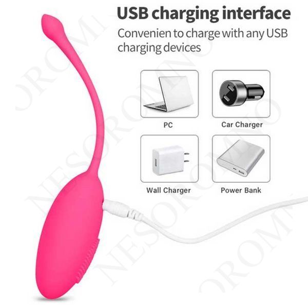 Віброяйце зі щетинками USB - Фіолетовий - Смарт іграшки X0000494-3 фото