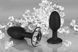 Анальна пробка зі стразом You2Toys Butt Plug Diamond S, силікон, чорна 5109040000 фото 3