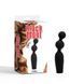 Анальна пробка CHISA Black Mont Vibrating Booty Beads з вібруючими бусинами 411822 /CN-101241182 фото 1