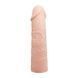 Насадка на пеніс Baile Penis Sleeve, подовжуюча, бежева, 17 &times; 2,5 см BI-026212 фото 4