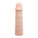 Насадка на пеніс Baile Penis Sleeve, подовжуюча, бежева, 17 &times; 2,5 см BI-026212 фото 3