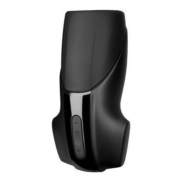 Мастурбатор із вібраціями в елегантному дизайні Satisfyer Men Vibration, чорний T360051 фото
