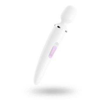 Вібромасажер-мікрофон Satisfyer Wand-er Woman, білий, XXL T360096 фото