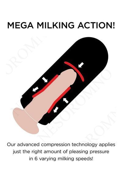 Мастурбатор з вібро Pipedream PDX Elite Vibrating Mega Milker чорний, 23.9 см P61434 фото