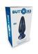 Скляна анальна пробка із вібрацією ToyJoy Buttocks конічної форми, синя TJ10216 фото 4