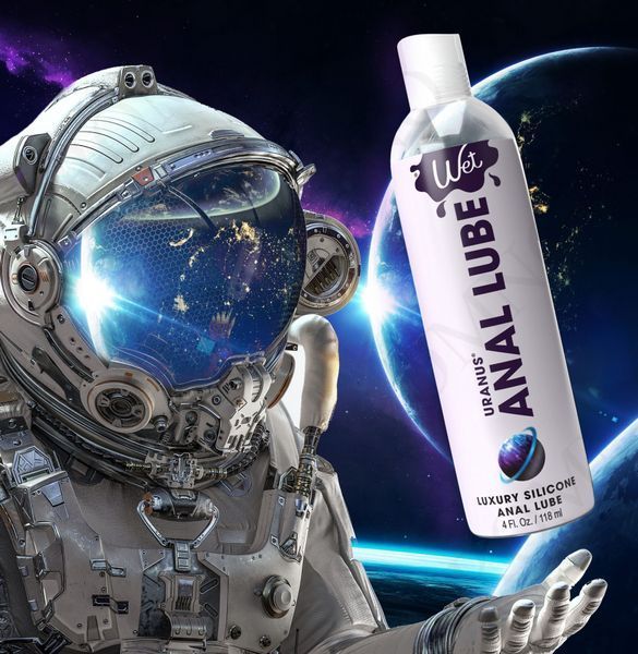 Анальний лубрикант Wet Uranus 118 мл, на силіконовій основі WT35009 фото