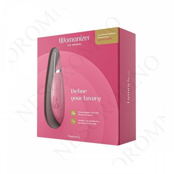 Безконтактний вакуумний кліторальний стимулятор Womanizer Premium 2 малиновий W44081 фото