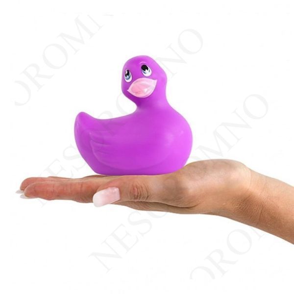 Качечка вібратор для стимуляції клітора Big Teaze Toys Rub My Duckie фіолетовий BTT29003 фото