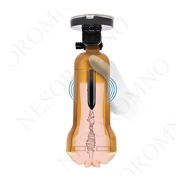 Мастурбатор Вагіна в колбі на присосці Zolo Vibrating Personal Trainer, з вібрацією PD670072 фото