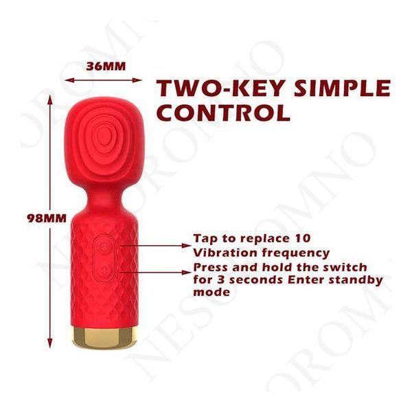 Міні вібратор для клітора мікрофон USB червоний &mdash; Смарт іграшки X0000886-1 фото