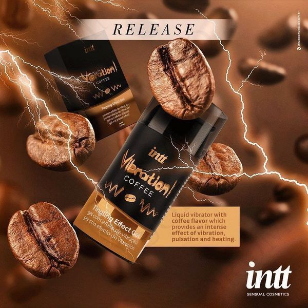 Рідкий вібратор Intt Vibration Coffee 15 мл IN15547 фото