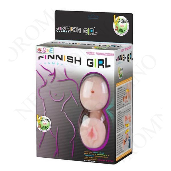 Секс-лялька з вібрацією BAILE Finish Girl Talla та двостороннім мастурбатором, 160 см BM-015001 фото