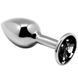 Анальна пробка Alive Anal Pleasure Butt Plug з чорним каменем, розмір S AL70089 фото 1