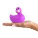 Качечка вібратор для стимуляції клітора Big Teaze Toys Rub My Duckie фіолетовий BTT29003 фото 3