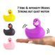 Качечка вібратор для стимуляції клітора Big Teaze Toys Rub My Duckie фіолетовий BTT29003 фото 4