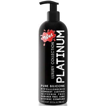 Лубрикант на силіконовій основі Wet Platinum Premium Lubricant, 946 мл WT20715 фото