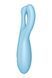 Смарт-вібратор потрійний для клітора Satisfyer Threesome 4 блакитний EX20599 фото 2