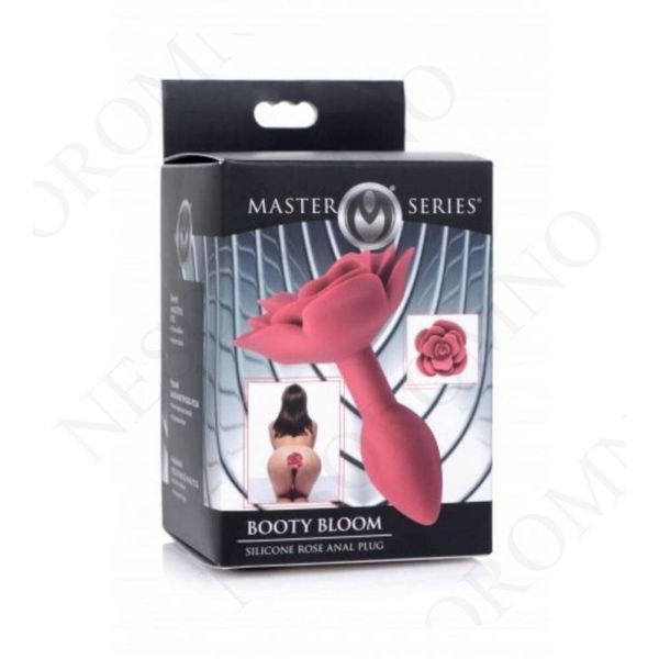 Анальна пробка силікон троянда Master Series Booty Bloom Silicone Anal Plug With MS41814 фото