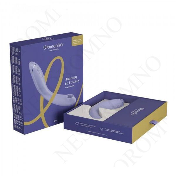 Вібратор для точки G c вакуумною стимуляцією Womanizer OG Lilac W44118 фото