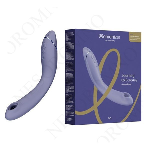 Вібратор для точки G c вакуумною стимуляцією Womanizer OG Lilac W44118 фото