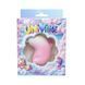 Стимулятор клітора з довгим обертовим язичком UNIVIBE Єдиноріг, 10 режимів, градієнт біло-рожевий DDP-072904 фото 2