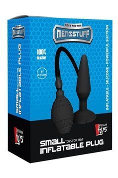 Анальний плаг розширювач із накачуванням Dream Toys Menzstuff Small Inflatable Plug чорний DT20836 фото