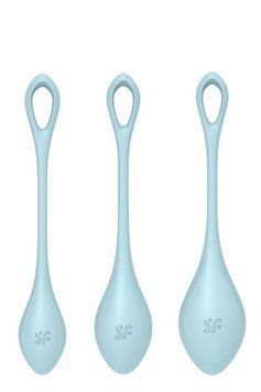Набір вагінальних кульок Satisfyer Yoni Power 2, блакитний T360189 фото