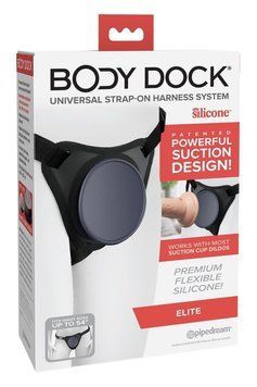Трусики для страпону Pipedream Body Dock Elite чорні PD23051 фото
