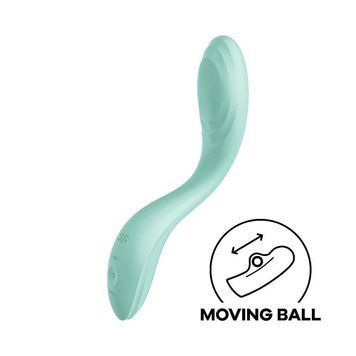 Вібратор із рухомою кулькою Satisfyer Rrrolling Pleasure для точкової стимуляції точки G, м'ятний ST4043975 фото