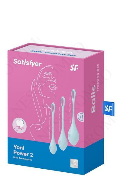 Набір вагінальних кульок Satisfyer Yoni Power 2, блакитний T360189 фото