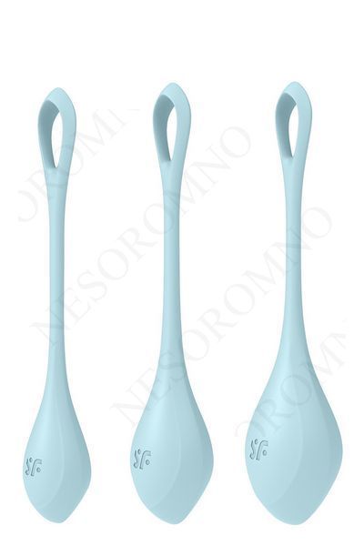 Набір вагінальних кульок Satisfyer Yoni Power 2, блакитний T360189 фото