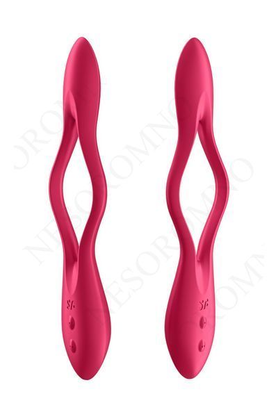 Універсальний вібратор (ерекційне кільце), що гнеться Satisfyer Elastic Joy червоний  T360356 фото