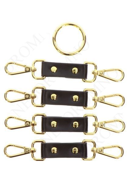 Хрестоподібний фіксатор для бондажу Taboom Hogtie, чорний TB17422 фото