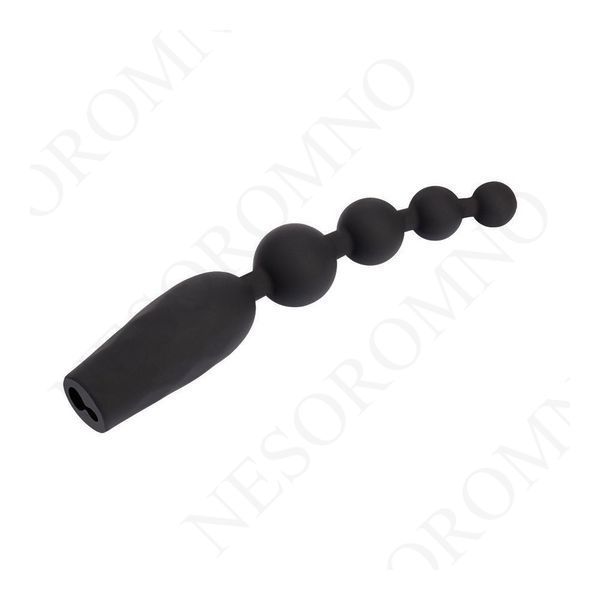 Анальний ланцюжок Chisa Black Mont з вібрацією, чорний 821027 /CN-101282102 фото