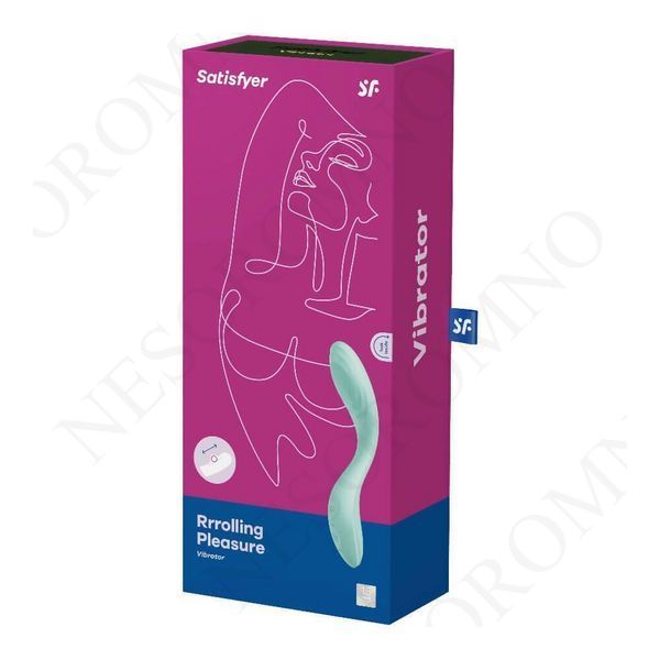 Вібратор із рухомою кулькою Satisfyer Rrrolling Pleasure для точкової стимуляції точки G, м'ятний ST4043975 фото
