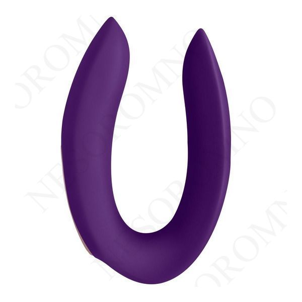 Вібромасажер для пар Satisfyer Partner Plus Remote Couple's, фіолетовий T360050 фото