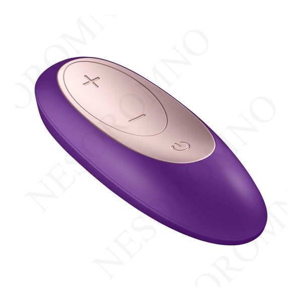 Вібромасажер для пар Satisfyer Partner Plus Remote Couple's, фіолетовий T360050 фото
