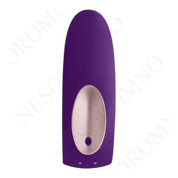 Вібромасажер для пар Satisfyer Partner Plus Remote Couple's, фіолетовий T360050 фото