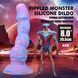 Фалоімітатор силіконовий Power Monsters Alien на присоску, фіолетовий, 20,5 см BW-008154 фото 1