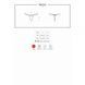 Стрінги Obsessive 838-THO-3 thong red L / XL 410731 фото 3