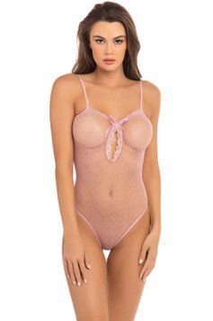 Боді в сітку UNDONE SEE THROUGH BODYSUIT PINK, OS 757089ROSOS фото