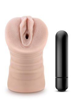 Мастурбатор вагіна Blush Enlust Ayumi з віброкулею, 12 см B332048 фото