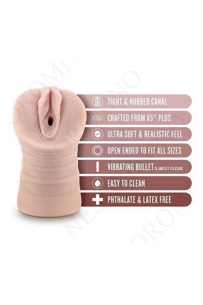 Мастурбатор вагіна Blush Enlust Ayumi з віброкулею, 12 см B332048 фото