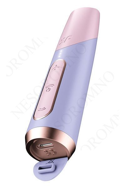 Мініатюрний вакуумний стимулятор клітора Satisfyer Bold Kiss рожево-бузковий ST4078533 фото