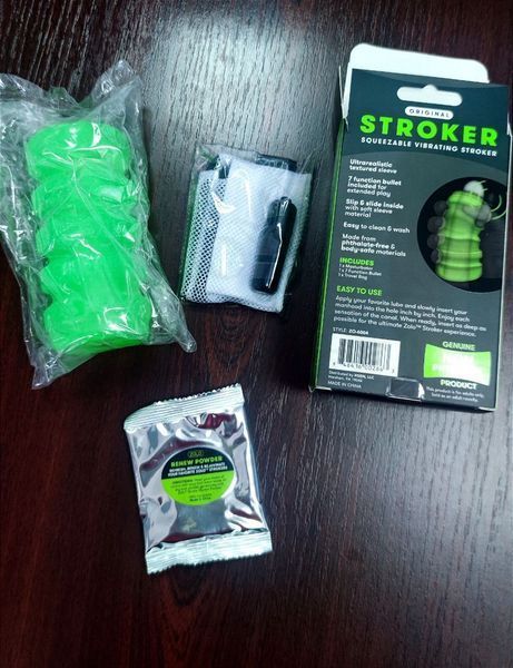 Мастурбатор із віброкулею ZOLO ORIGINAL SQUEEZABLE VIBR. STROKER T670030 фото