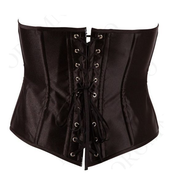 Корсет з відкритим бюстом, L, Cottelli Collection Party Corset Open Cup на талію, чорний  26110401041 фото