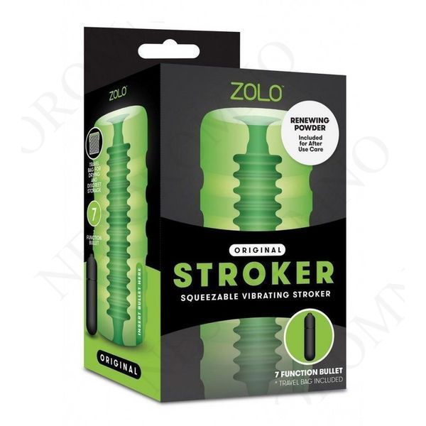 Мастурбатор із віброкулею ZOLO ORIGINAL SQUEEZABLE VIBR. STROKER T670030 фото