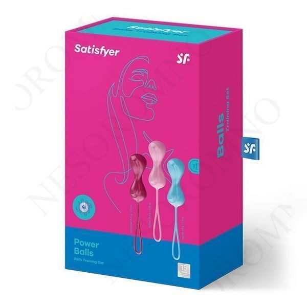 Набір вагінальних кульок Satisfyer Balls C02 double, medium T360067 фото