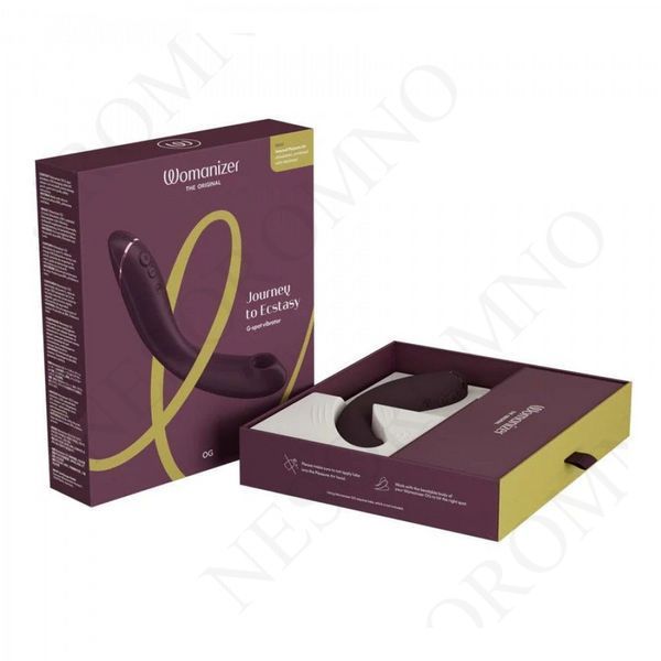 Вібратор для точки G c вакуумною стимуляцією Womanizer OG Aubergine W44123 фото
